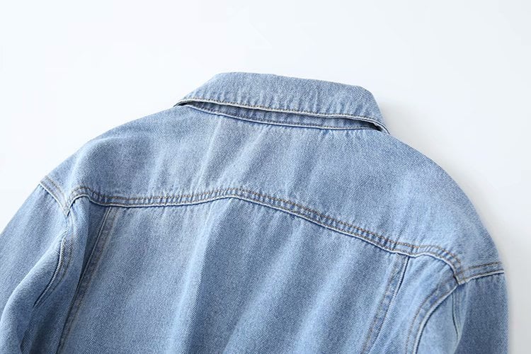Streetwear Dress Sexy Women Turn Down Collar Denim Mini Dress supplier