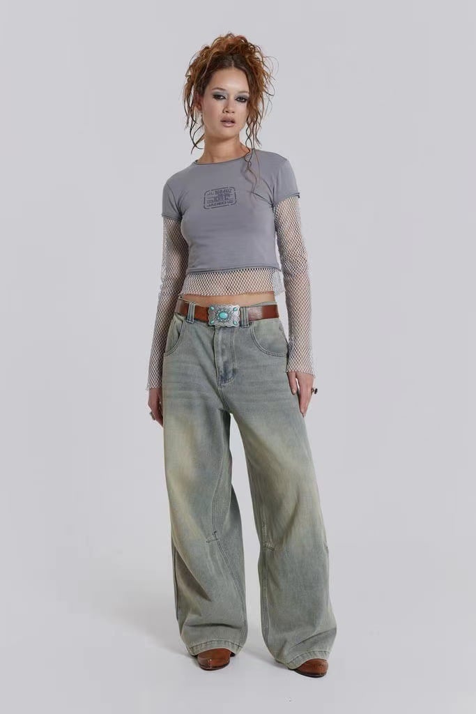 SSY Wide Leg Jeans Women Denim Flare Jeans Boot Cut Blank Jeans Pants Trousers details