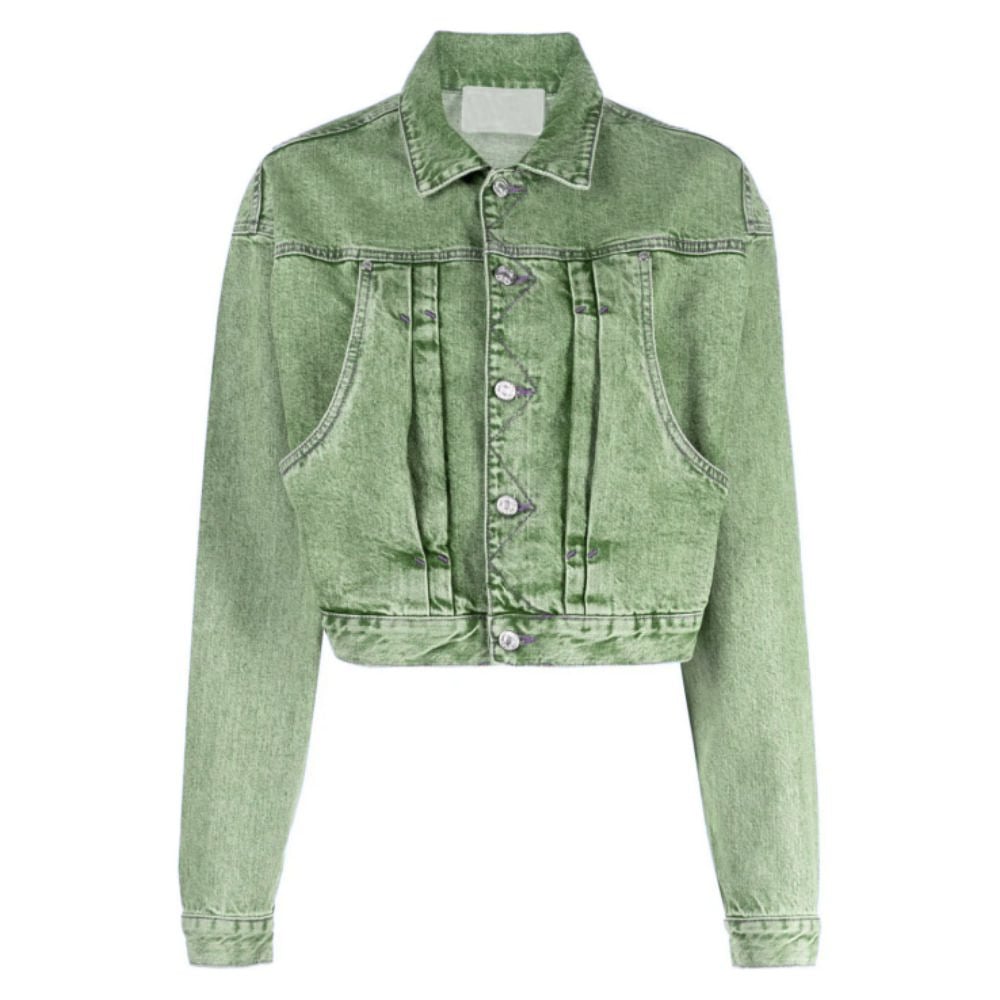Fashion Vintage Clothing Casual Jean Jacket Coat Washed Stretch Button Soft Women Denim Jackets With Pockets supplier