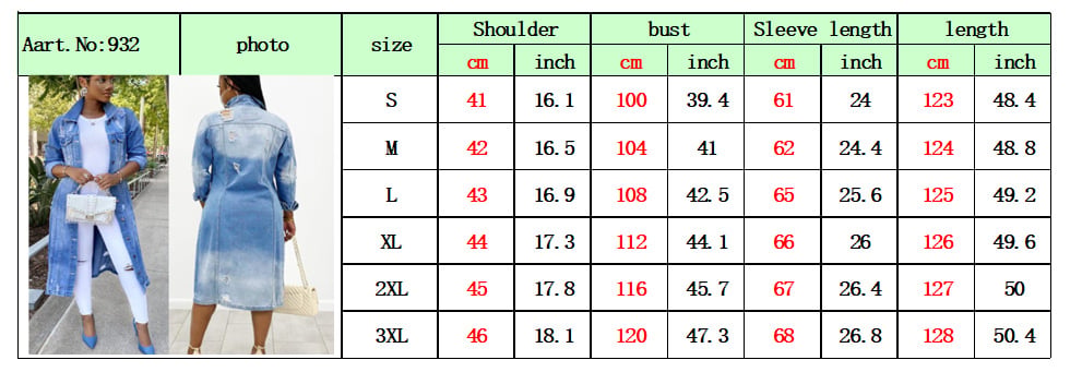 Denim Jacket Women's Solid Color Tassel Breasted Ripped Hole Long Denim Trench Coat factory