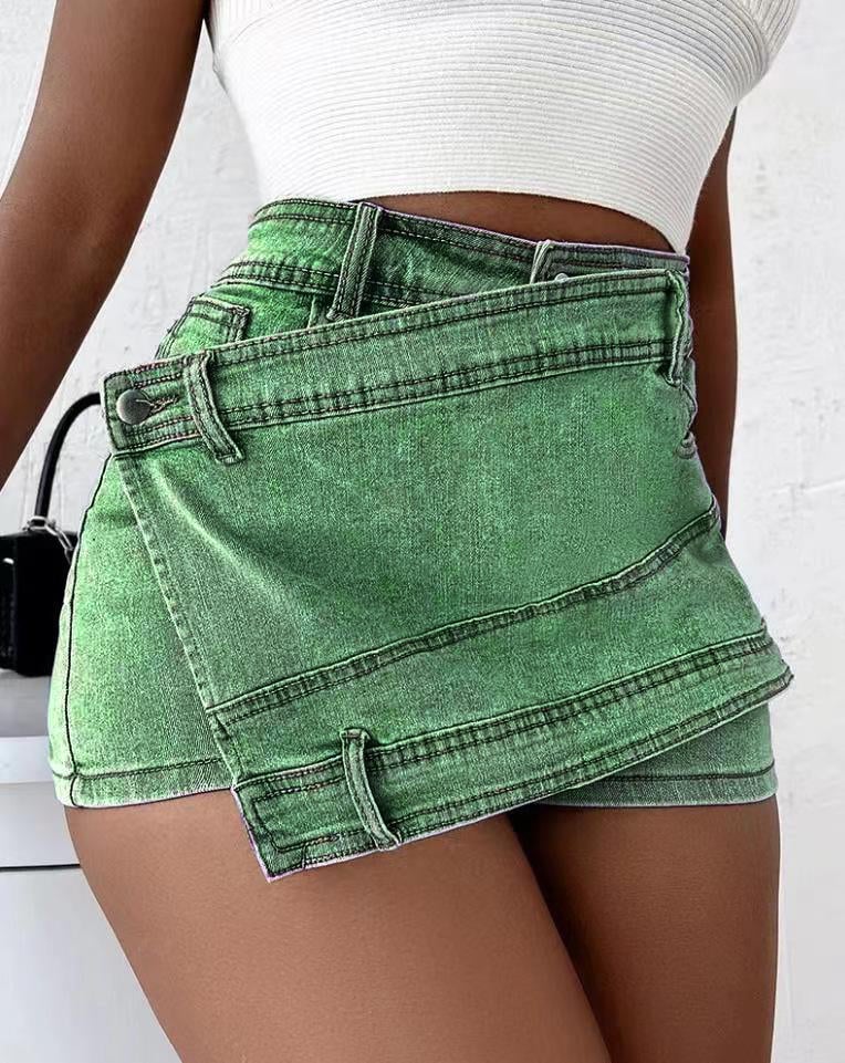 Summer XS-2XL Wholesale Mini Ladies Fashion Denim Jeans Skirts Women's Shorts factory
