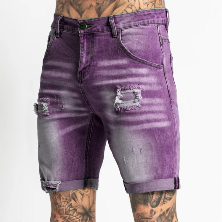 Cotton Summer Shorts Men Denim Shorts Jeans Pant Homme Custom Short Jeans Trouser Men Skinny Damage Jeans for Men Stylish supplier