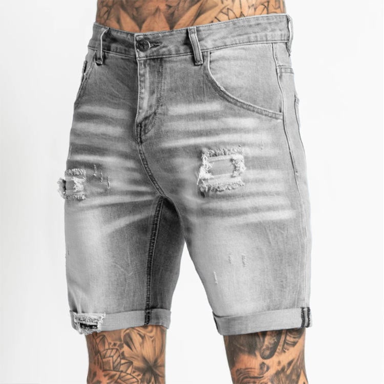 Cotton Summer Shorts Men Denim Shorts Jeans Pant Homme Custom Short Jeans Trouser Men Skinny Damage Jeans for Men Stylish manufacture