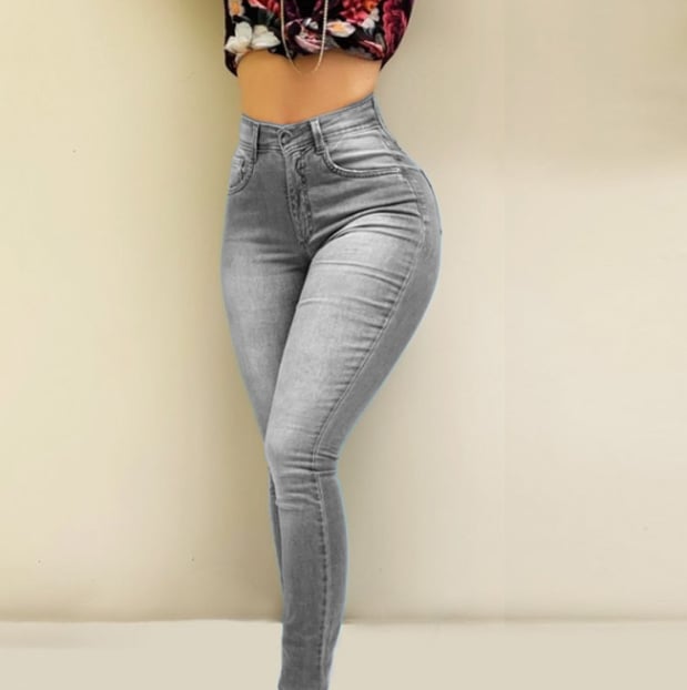 Wholesale Sexy High Waist Skinny Plus Size Women's Jeans Mujeres Ladies Slim Fit Denim Pants Jeans manufacture