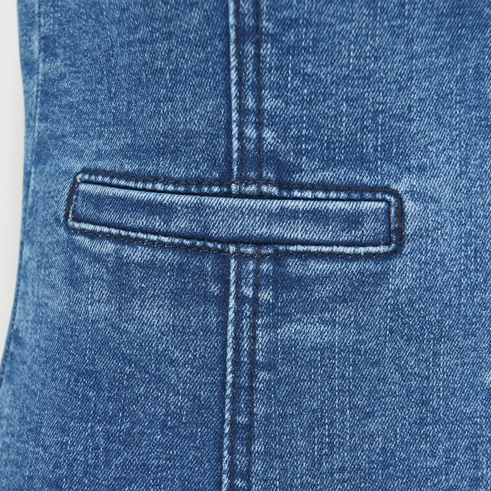 High Waist Denim Dress Summer Casual Neck Dress Fashion Sexy Tight Mini Skirts Denim Skirt for Women manufacture