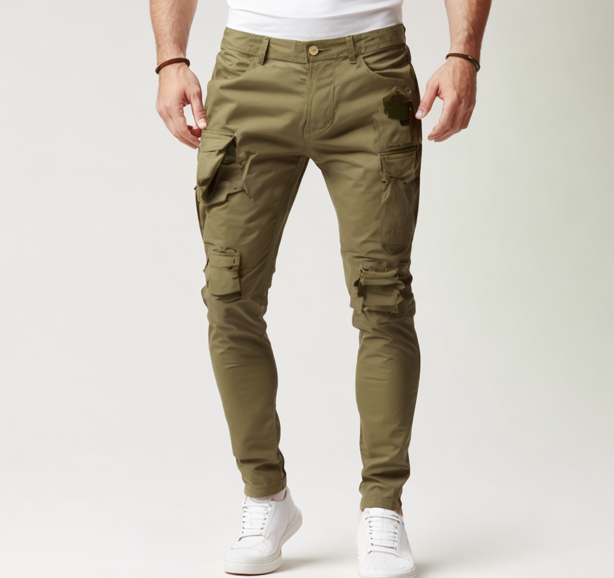 Fashion Hip Hop Streetwear Skinny Ripped Damage Trousers Scratch Distressed Denim Mens Designer Clothing Men's Jean Pant For Men supplier