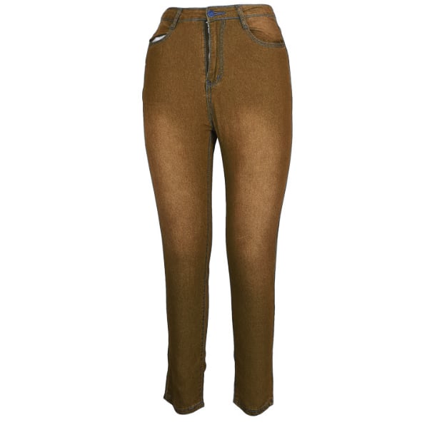 2024 New Style Slim Fit Length Skinny High Waist Pencil Women Denim Jeans Female Pants For Ladies details