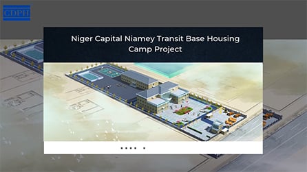 مشروع مخيم السكن في قاعدة نجامي عاصمة النيجر