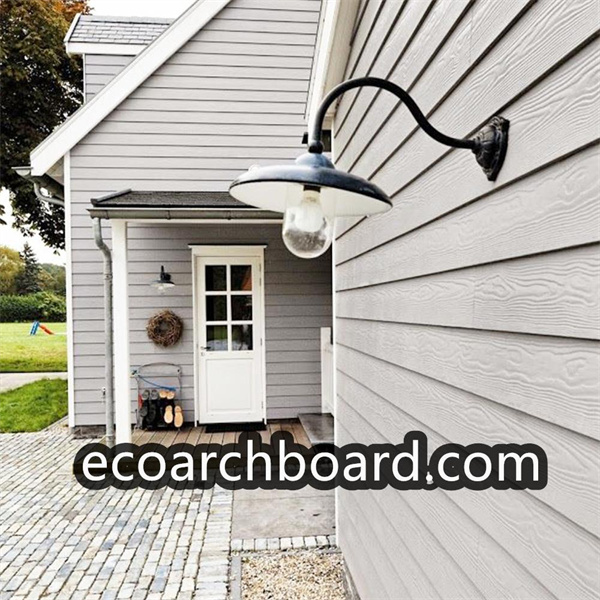Create a timeless look with wood grain cement board.