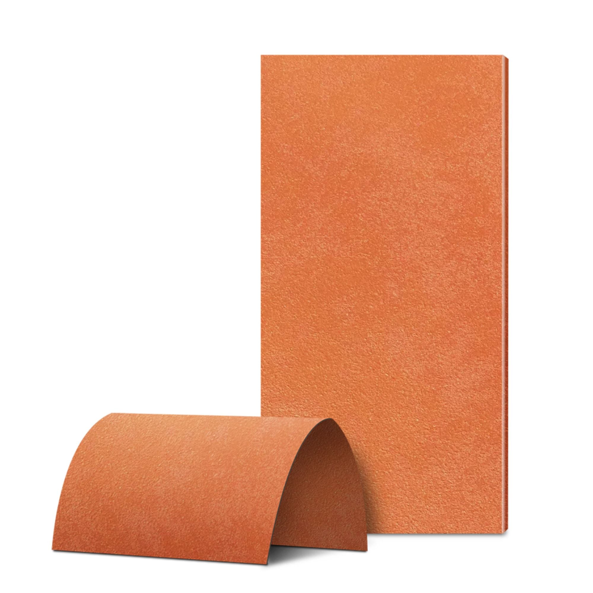 Léicht Orange Künstleresch Goud Wandtafel