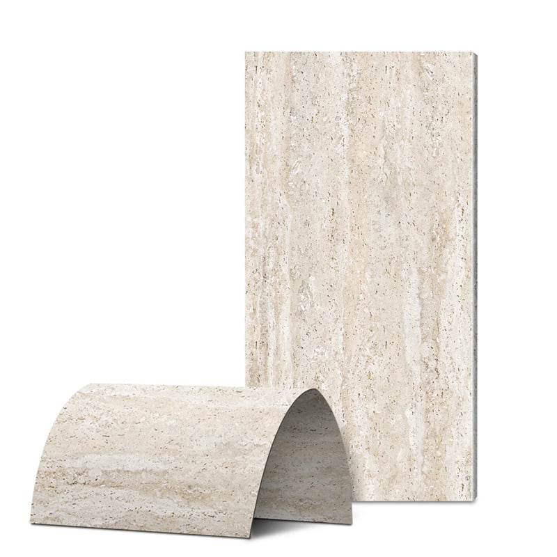 3D Travertine Stone Nebula Yellow