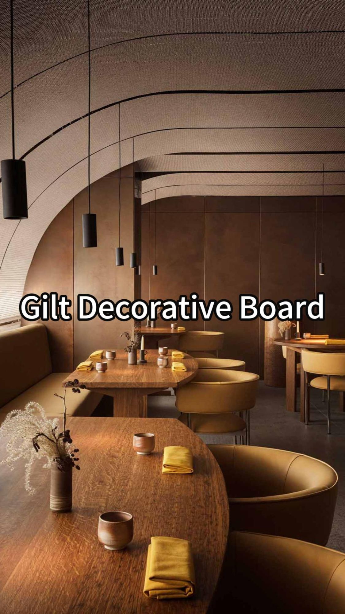 Designeren Favoritmaterial | Gilt Dékoratiounsplank Idee