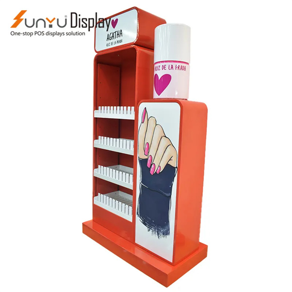 Sturdy metal construction ensures your nail polish stays securely in place.