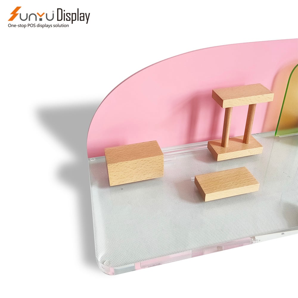 Sunyu Custom Acrylic Perfume Display Stand Rack for Store Showcase and Item Display Storage factory