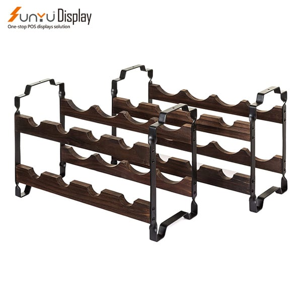 Elevating your retail space with a stylish bottle shelf display
