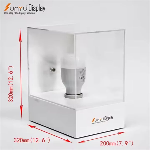 Simple design, impressive display - acrylic bulb stands are a must-have.