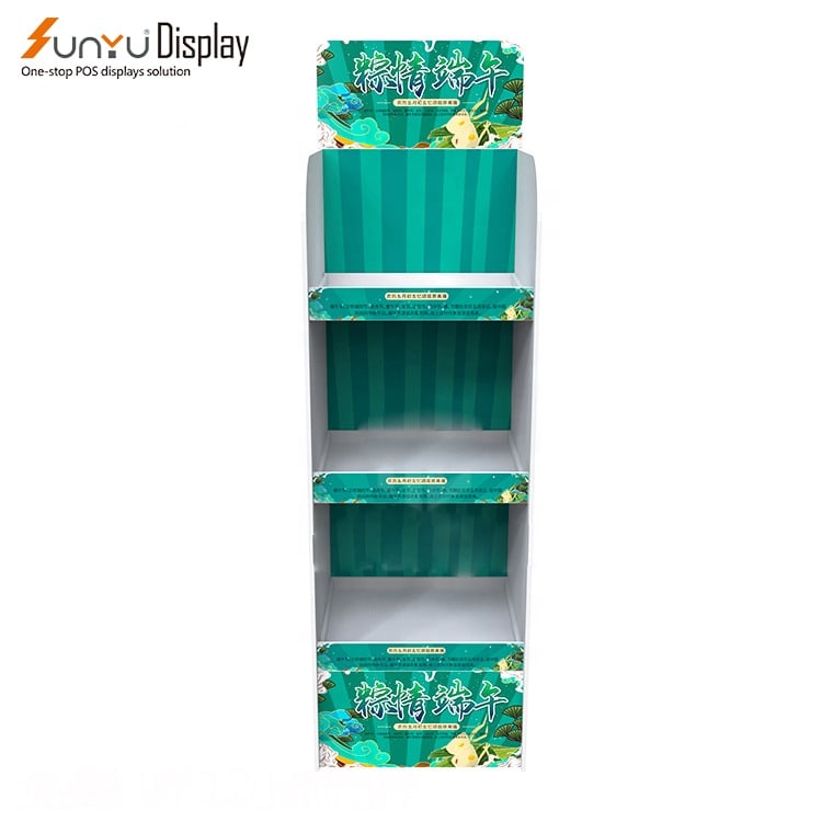 Factory Customized Wholesale PVC Material Retail Food Display Stand Supermarket Food Display Rack factory