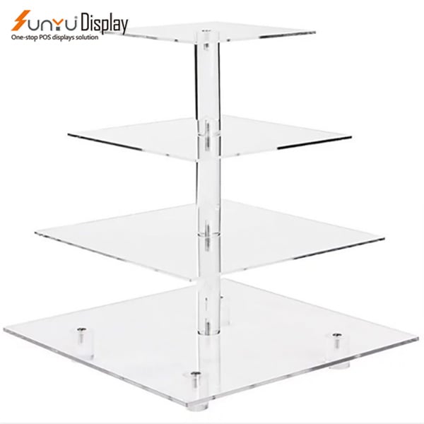 Make your food stand out with crystal clear, acrylic display stands