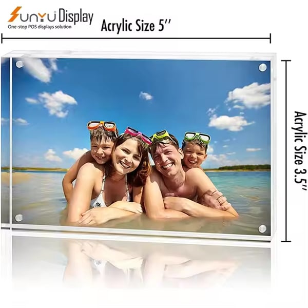 Bring a touch of modern elegance to your home decor with magnetic photo blocks
