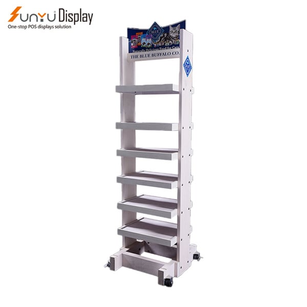 Stand out from the competition with a unique and eye-catching wood stand display