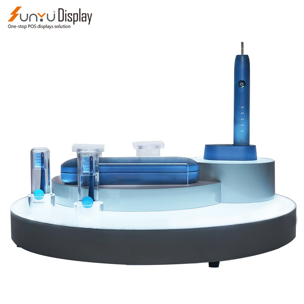 Hot Sell Attractive Custom Desktop Electric Toothbrushes Display Stand Toothbrush Display Rack factory