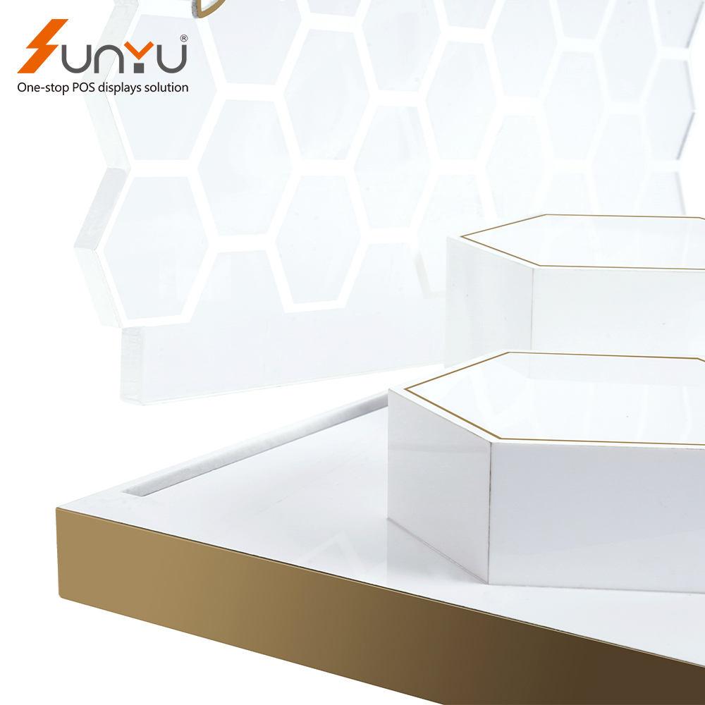 Free design Wholesale high quality custom acrylic makeup display stand factory