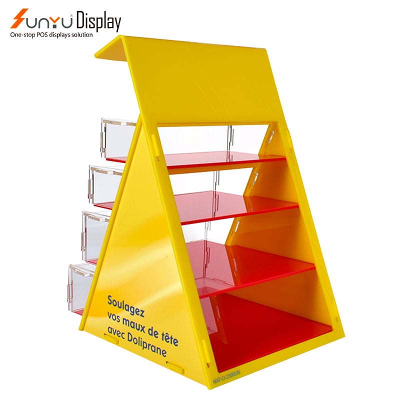 SunYu Professional Factory Custom Quality Best-Selling Acrylic Food Display Stand Plexiglass Display supplier