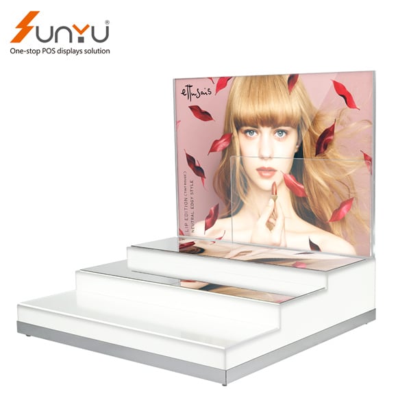 Create Eye-Catching Displays with Sleek and Durable Acrylic Tiered Stands