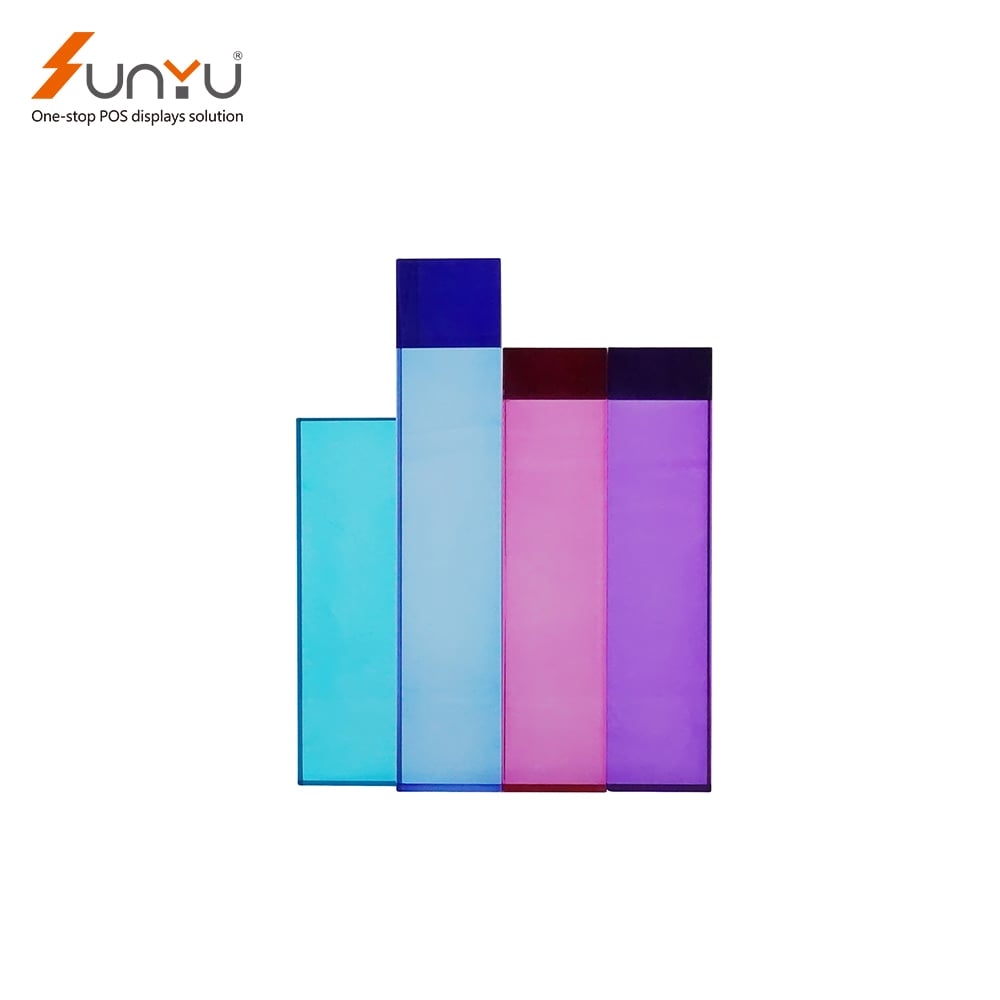 Wholesale Colorful Thick Solid Acrylic Block Acrylic Plexiglass Logo Block details