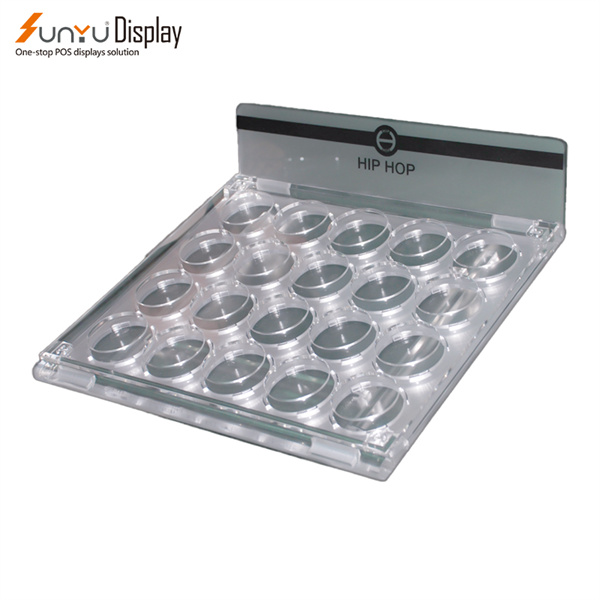 Enhance customer experience with a transparent display stand that draws attention