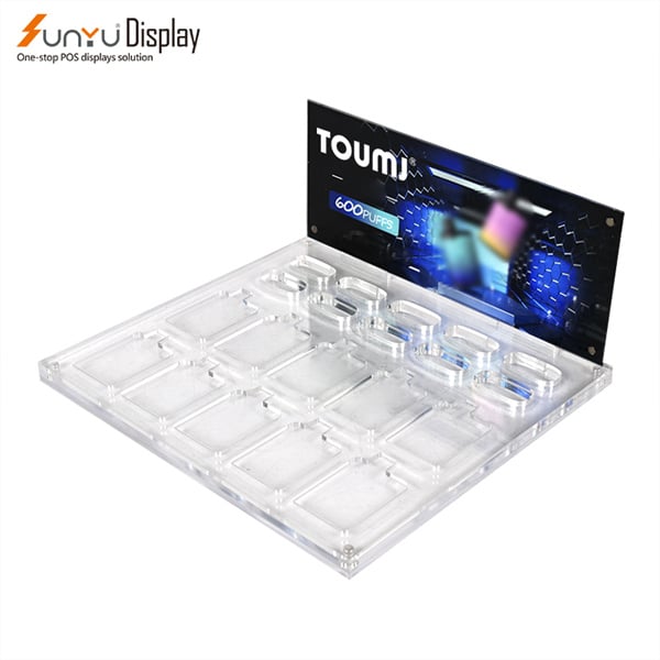 Space-Saving Perspex Display Stands for Maximum Impact