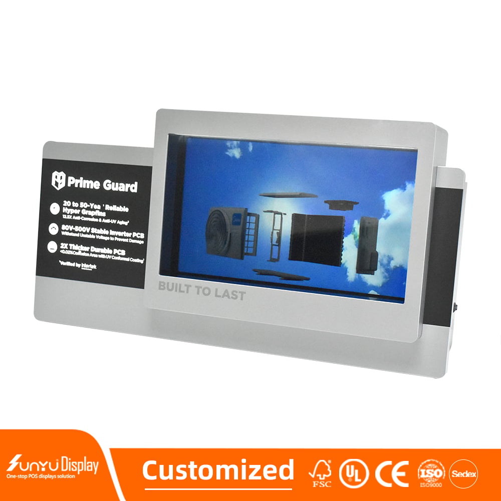 SUNYU Professional Custom High Quality Electronic Products Display Stand, Home Appliances Display Stand, LED Video Display factory