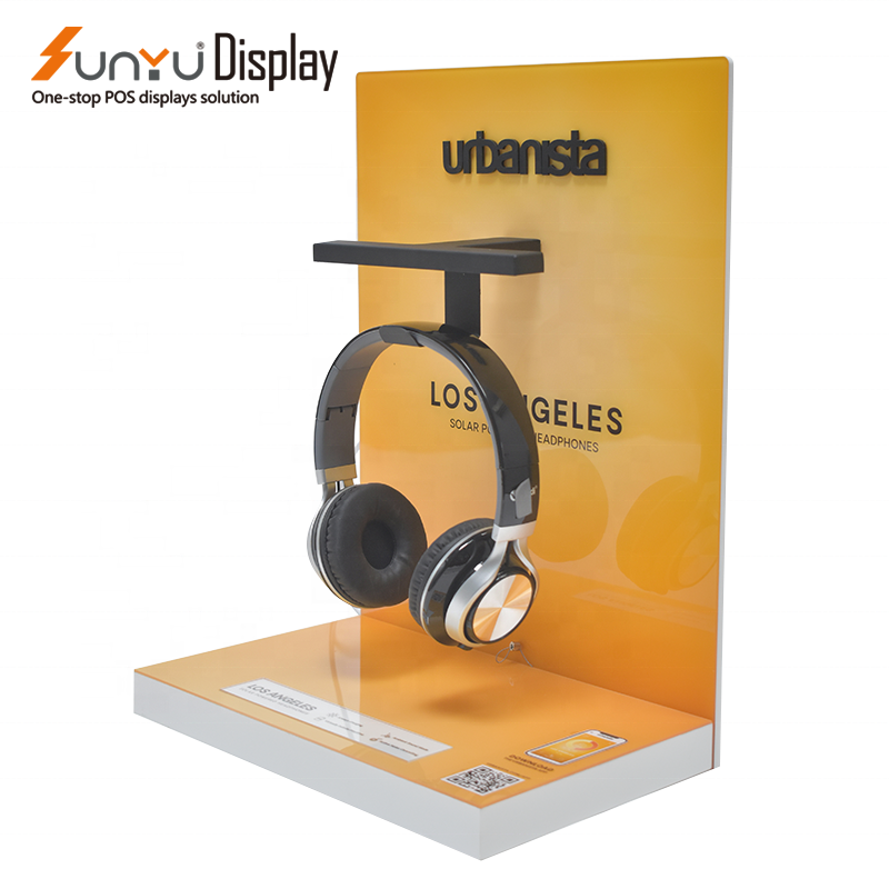 Sunyu Retail Custom Acrylic Wireless Earphone Display Stand manufacture