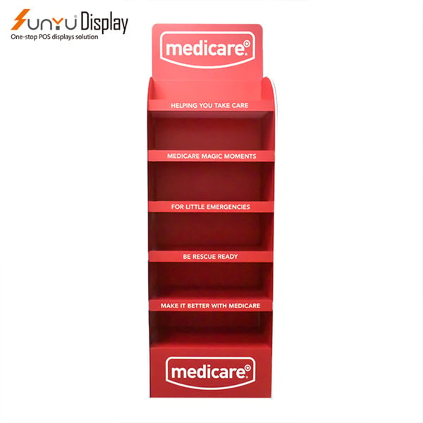 Easy to assemble PVC stand for effortless displaying