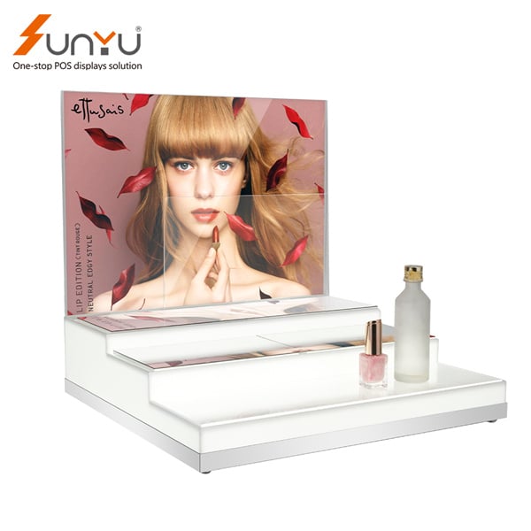 Versatile Acrylic Tiered Displays for All Types of Products and Settings