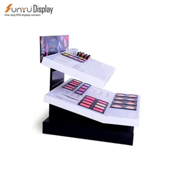 Transform your vanity with a chic and functional cosmetic display rack