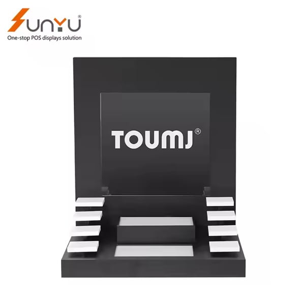 A sleek and modern acrylic stand - the perfect addition to any perfume collection