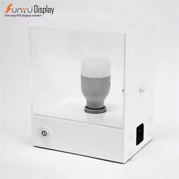 A clear, sleek display stand for your favorite bulbs.
