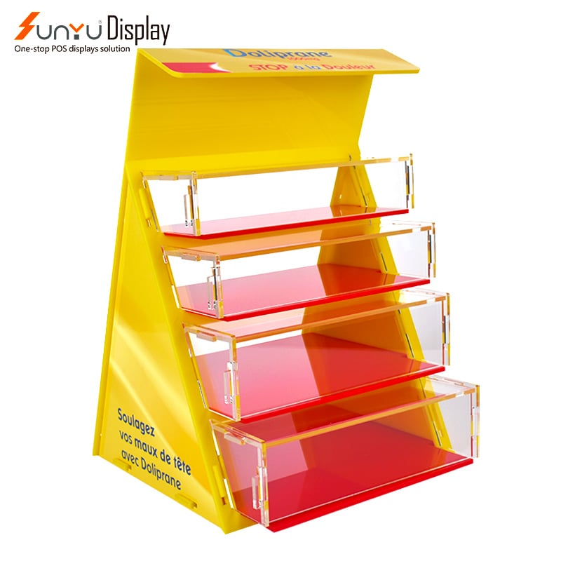 SunYu Professional Factory Custom Quality Best-Selling Acrylic Food Display Stand Plexiglass Display details