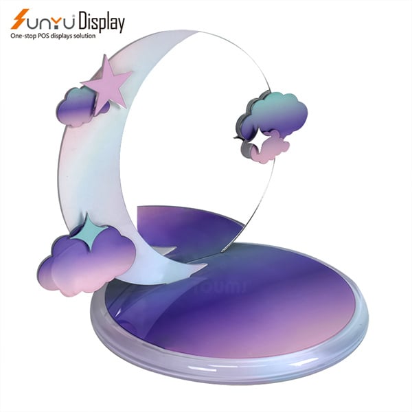 Clear acrylic stands to showcase your products in style