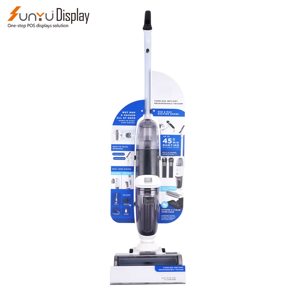 Factory Wholesale Vacuum cleaner Display Stand Custom Supermarket Store Display Holder Rack details