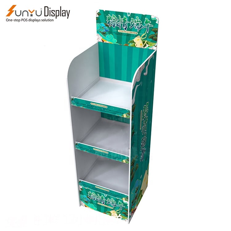 Factory Customized Wholesale PVC Material Retail Food Display Stand Supermarket Food Display Rack supplier
