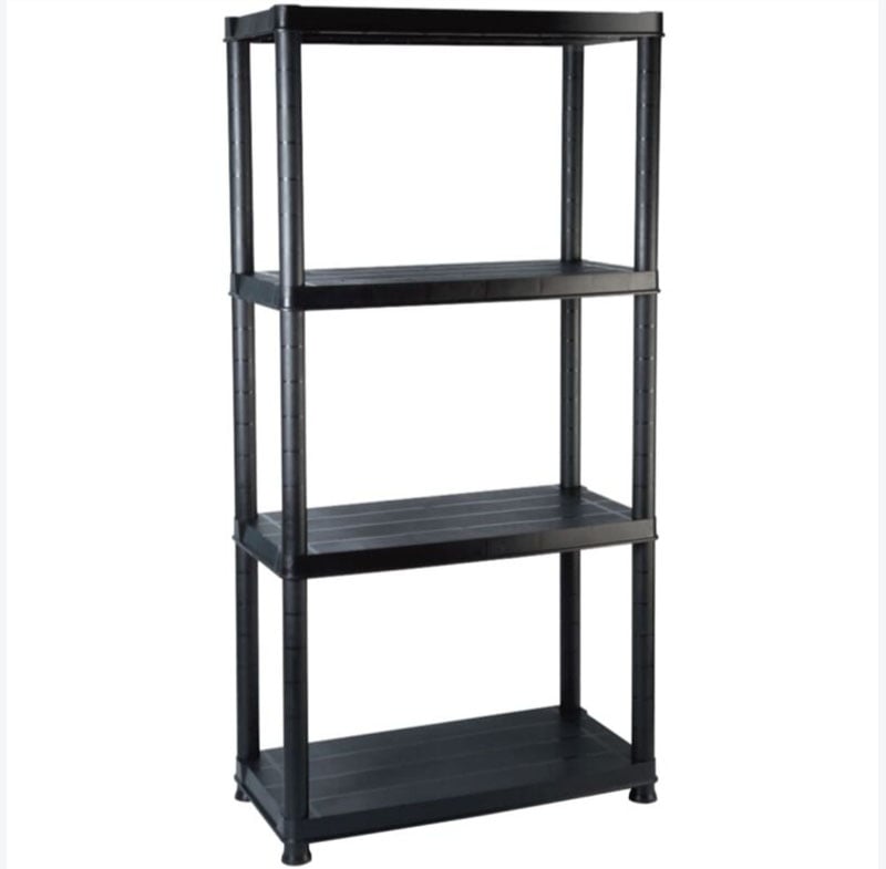 plastic shelving