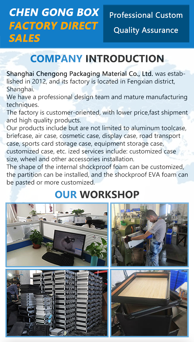 Aluminum Alloy Trolley Case OEM & ODM Supported Tool Case with Trolley Design supplier