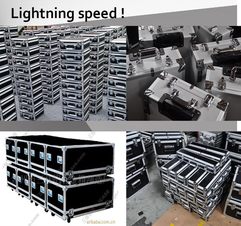 aluminum Camera tool equipment case with foam padding customized EVA diecut details