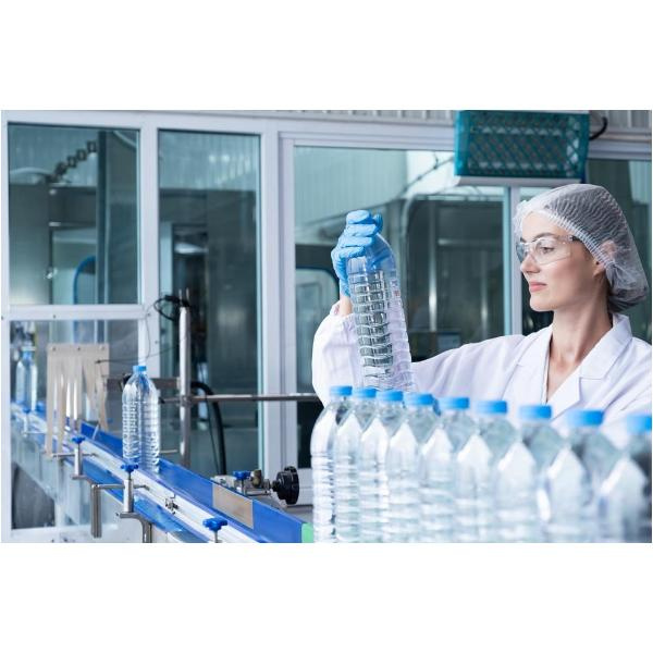 Automated system for fast and accurate filling of mineral water bottles