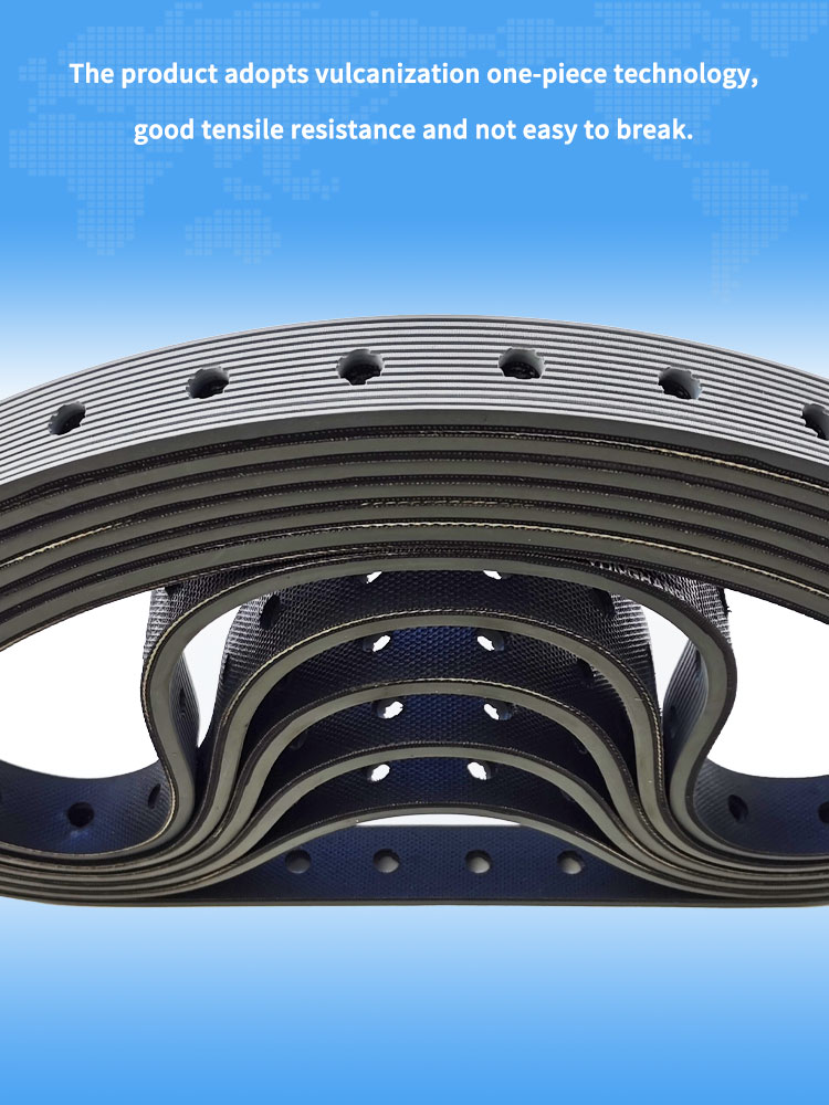 Vacuum chambers grooves traction paper feeder belts supplier