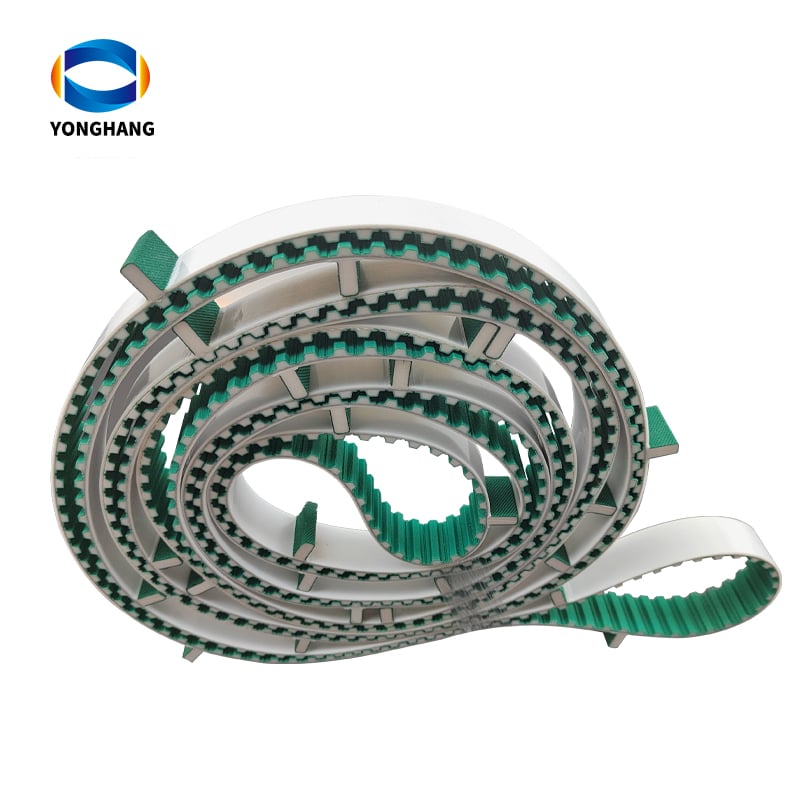 Timing belt with cleats details