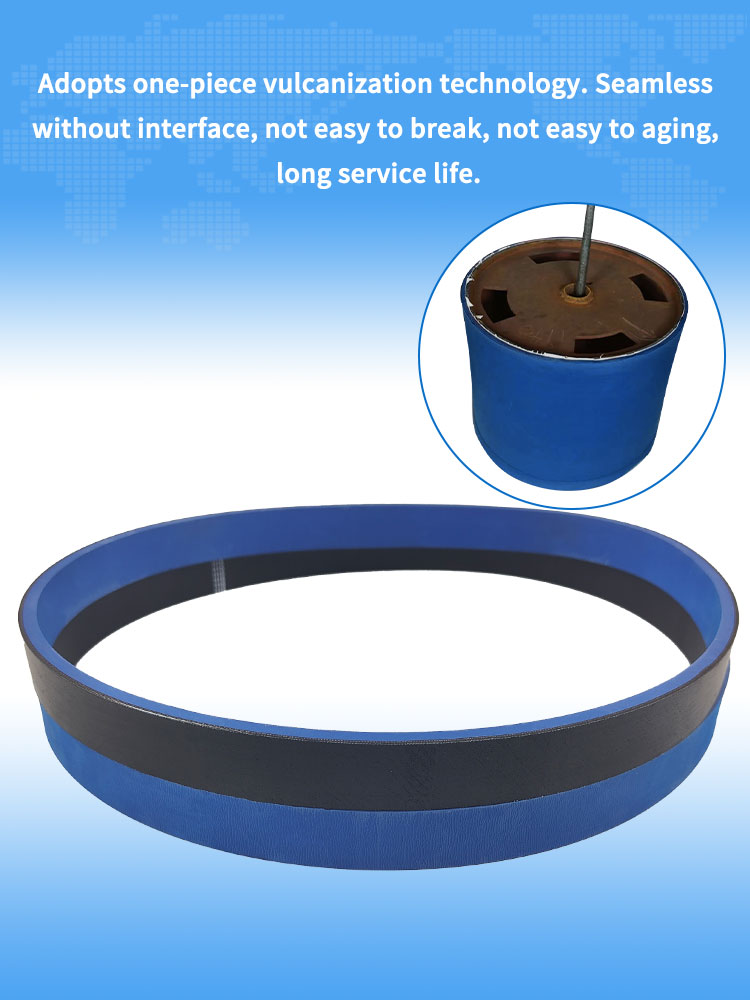 Blue Coated Feeder belts supplier