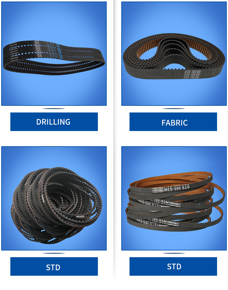 Open endless Rubber Timing Belts factory